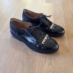 TOGA VIRILIS Tasselled Leather Brogues, Black, Mens sz. 9